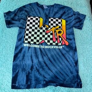 Welcome To Rockville Tie Dye Graphic‎ T Shirt Band Lineup Mens S